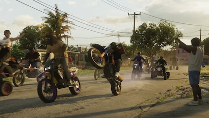 Een motorbende terroriseert Vice City.