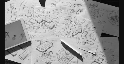 Sketches by Juan Lee for the icon controller