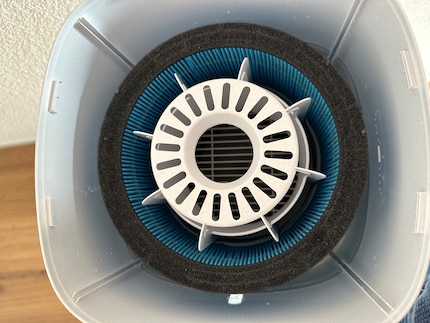 The Nanocloud filter ensures that only pure water vapour is released into the room.