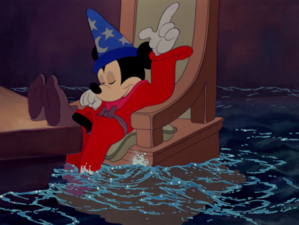 In de film Fantasia krijgt Mickey Mouse een nieuw uiterlijk.
