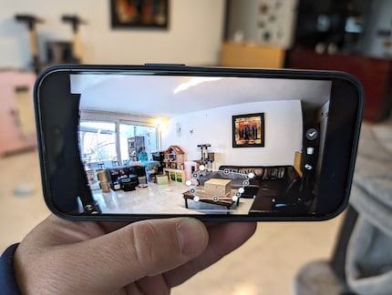 Het is duidelijk een pakket: de Hue-camera heeft het echter nog niet herkend.