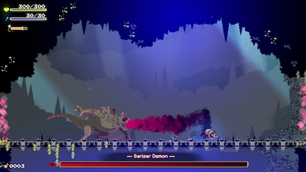 The first boss is unspectacular, but serves more as a tutorial anyway.
