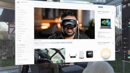 Foveated rendering in action. I’m looking at the header image of the top article. The Vision Pro doesn’t focus the surrounding area. In reality, this feels less dramatic than it looks here. I rarely notice it.