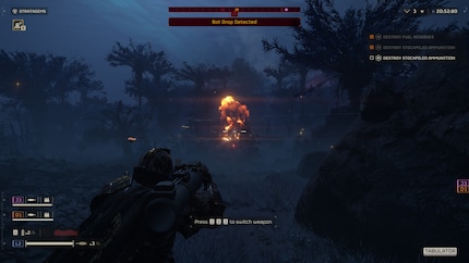 The rocket launcher only has one shot, and it has to be right.