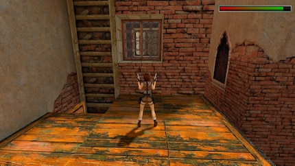 This window can be shot out – something you could never do previously. The game, however, never lets you know this is possible.