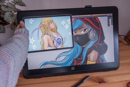 De 21,5-inch tablet is een enorm verschil met mijn gebruikelijke 11-inch iPad.