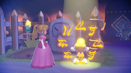 Peach soll das Funkeltheater retten und die Schauspieler befreien.