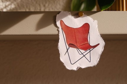 Tout en légèreté : le fauteuil « Butterfly Chair » est compact, pratique et solide.
