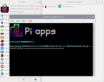 Na het klikken op «Install» wordt de app automatisch geladen ...