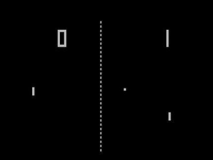 «Pong» is rudimentair en toch aangrijpend.