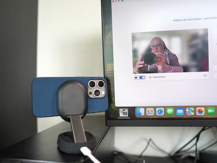 De iPhone wordt een draadloze webcam in combinatie met de Mac.