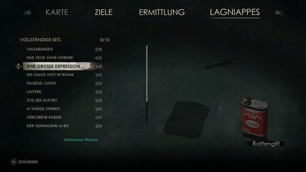 De zogenaamde «Lagniappes» zijn collectibles. Bij het voltooien van een set van 3, ontgrendelen ze extra kennis en zelfs wapens. Sommige kunnen alleen specifiek door Edward of Emily worden gevonden - en zijn nodig voor alternatieve eindes.
