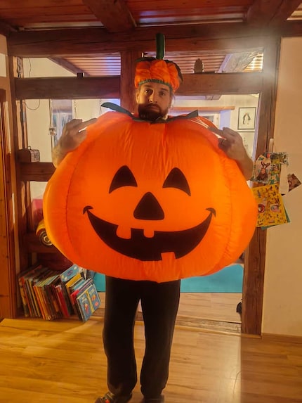 Bei aller Bescheidenheit: Ich war DER Hingucker an Halloween!