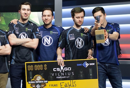 Met zijn team Envyus veroverde Mathieu de eerste plaats tijdens de Game Show Global eSports Cup 2016.