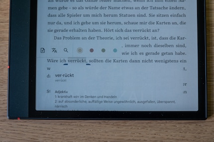 De tekst leest prettig. En met de e-reader kun je ook bewerken.