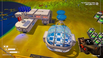 Having better resources means having more stuff at base.