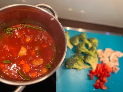 Kartoffel-Gemüse-Curry: schnell, einfach und super zum Vorkochen.