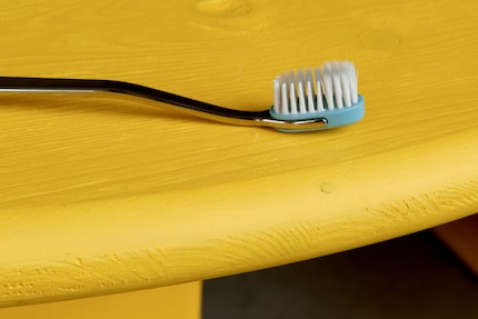 Simple design: The SUPER150 Berninox manual toothbrush.
