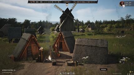 Je suis la vie du village de très près.