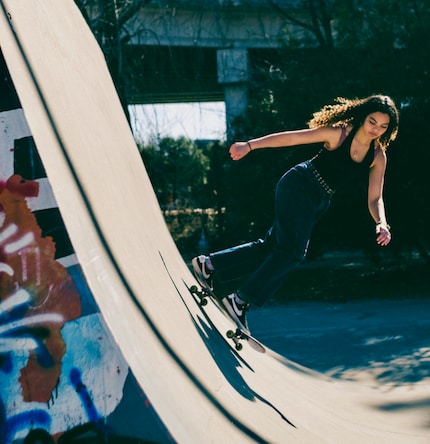 De Olympische Spelen bieden grote kansen voor vrouwelijke skateboarders.