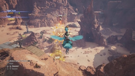 In «Final Fantasy VII Rebirth» muss ich für eine Waffe von Yuffie die beste Punktzahl in «Glide de Chocobo Course 1» erreichen.