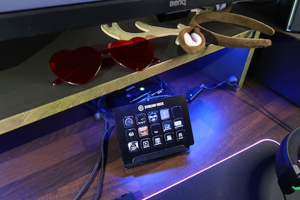 Das Equipment für die Streams hilft mir und erheitert die Zuschauerschaft.