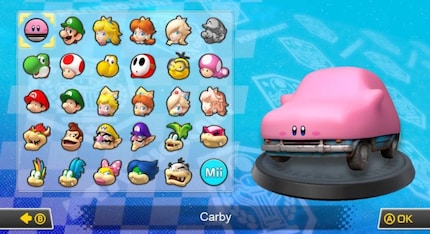Malheureusement, Nintendo n’a pas encore repris et intégré le « Carby » modelé dans le jeu. capture d’écran : Reddit