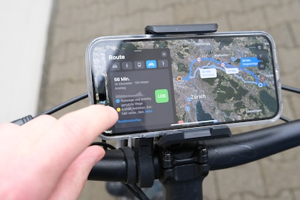 Het ziet er mooi uit als ik mijn fietsroute plan met de Apple Maps app. Alleen klopt het resultaat niet.