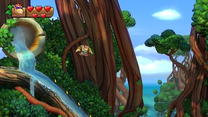 Funky heeft vijf gezondheidspunten, terwijl de andere Kongs er maar twee hebben. Hij kan ook onder controle komen met zijn surfplank en over hellingen zeilen.