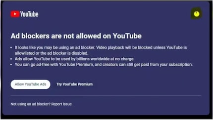Youtube wordt steeds hardnekkiger in zijn strijd tegen adblockers.