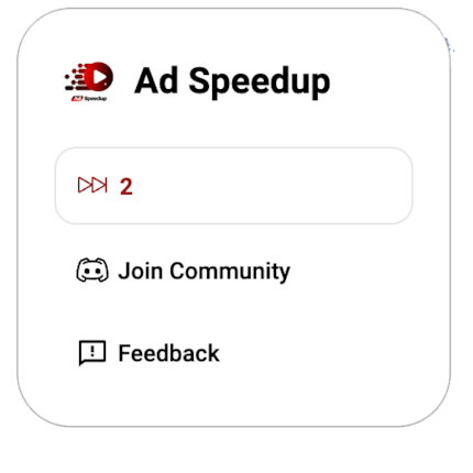 De extensie laat altijd zien hoeveel advertenties het al heeft overgeslagen.