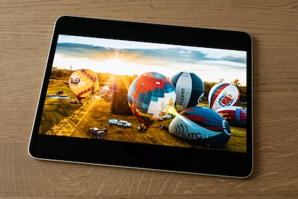 Gegenlichtszenen mit hohem Dynamikumfang sehen auf dem neuen iPad Pro umwerfend aus.