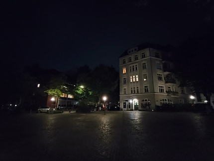 Ultra groothoekcamera, nachtmodus