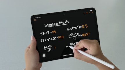 De rekenmachine heeft de iPad gehaald - en werkt ook via handschrift.