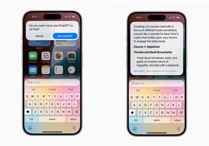 Op verzoek stuurt Siri verzoeken naar OpenAI. Daar worden ze verder verwerkt door GPT-4o.