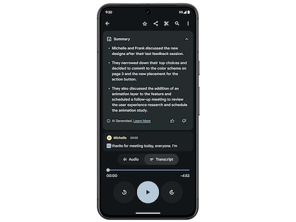 Les nouveaux résumés d'enregistrements audio ne sont pour l'instant disponibles qu'en anglais.