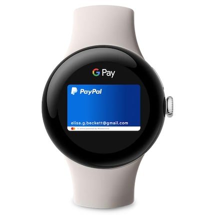 Paypal sur la Pixel Watch.