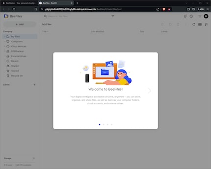 BeeFiles is intuïtief in gebruik.