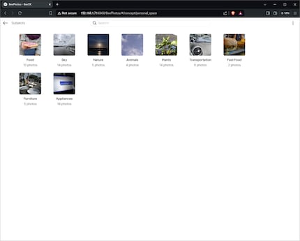 Meer automatisch aangemaakte (sub)albums