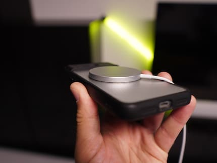 The wireless chargers always stick in the right place.