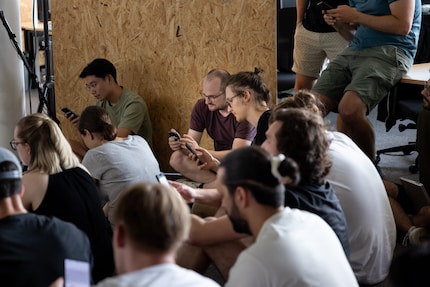 De stemming voor de Publieksprijs dwong kijkers om hun smartphone te gebruiken.