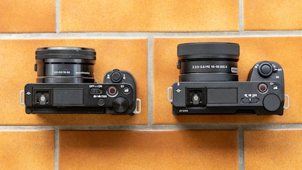 The ZV-E10 on the left, the ZV-E10 Mark II on the right.