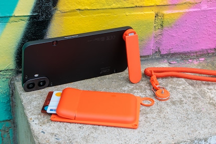 To start with, there are three accessories to choose from: a stand, lanyard and card holder.