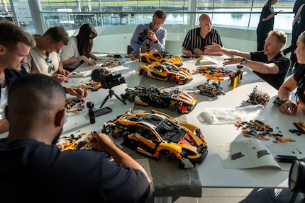 The McLaren team is already hard at work on the models.