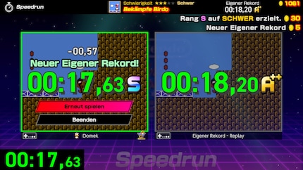Le combat contre Birdo dans « Super Mario Bros. 2 » pour lequel suis particulièrement fier de ma note S. 
