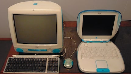 The iBook was marketed as a portable iMac – and it looked like one.