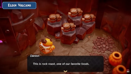 Extra crunchy: Gorons love tasty rocks.