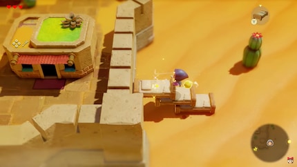 For example, Zelda can use the Tri Rod to build a staircase out of beds.