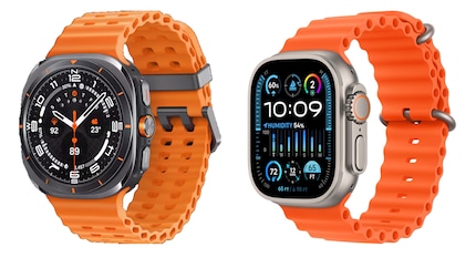 Zeer vergelijkbaar: Samsung's Ultra links, die van Apple rechts.