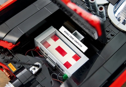 Im Kofferraum des Batmobils steht der mobile Verbrechenscomputer.